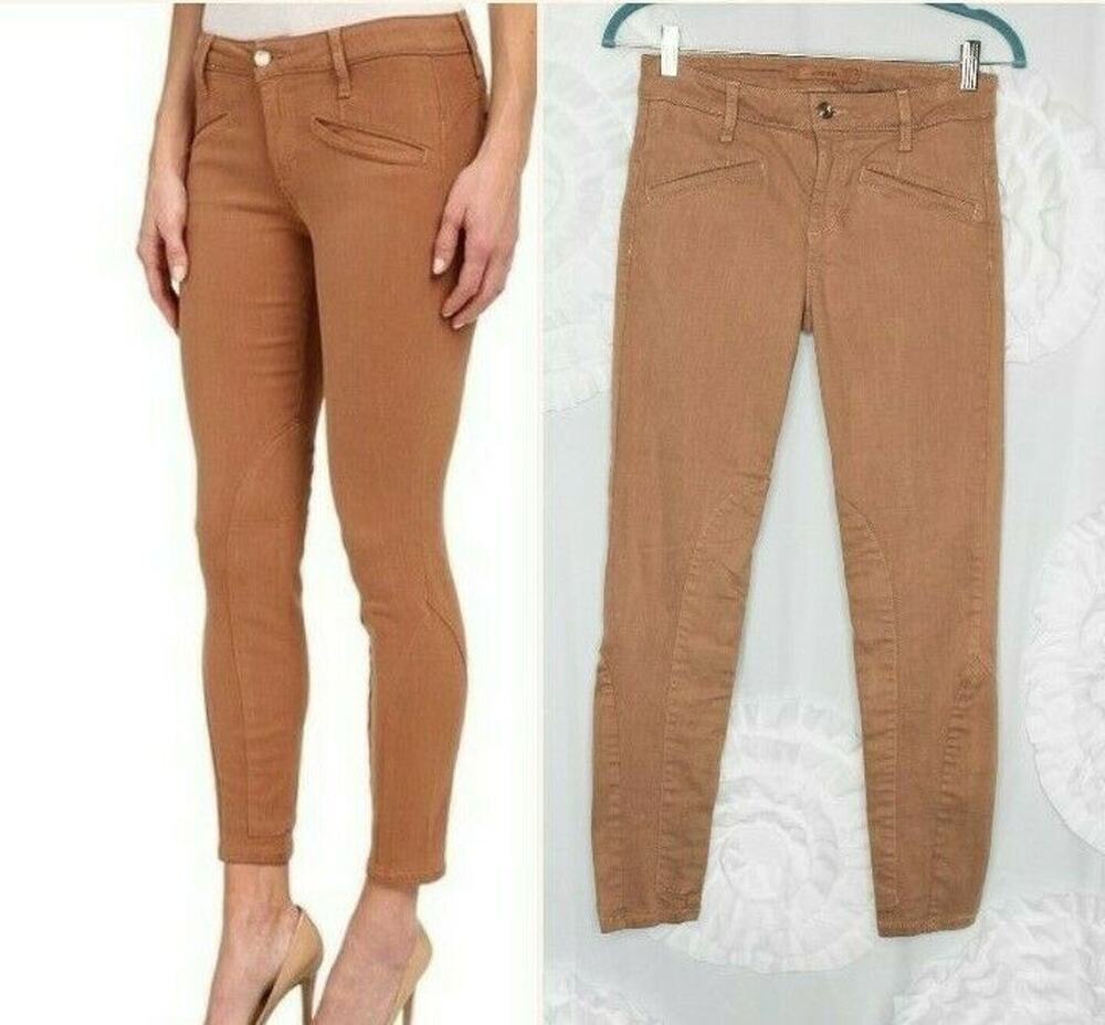 Joe's Jeans Womens Size 27 Flawless The Mustang Ankle Skinny Denim Jeans Suede